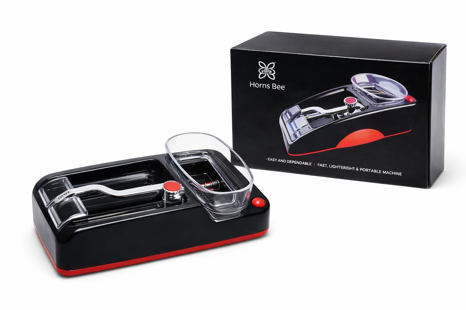 Elektrischer Zigarettenstopfer rot